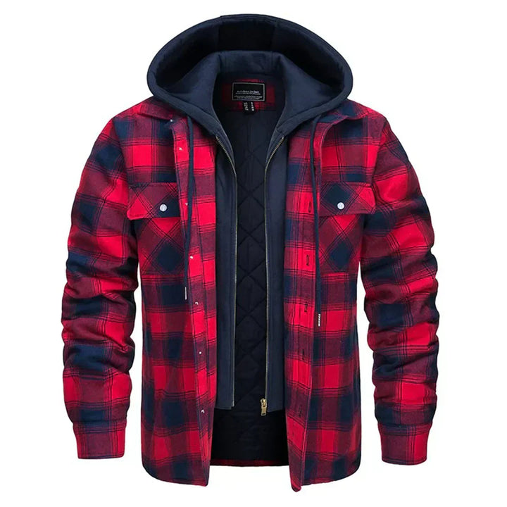 Noel | Checked Hooded Jacket