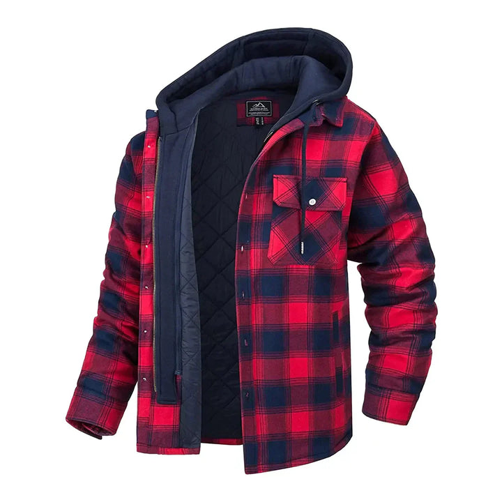 Noel | Checked Hooded Jacket