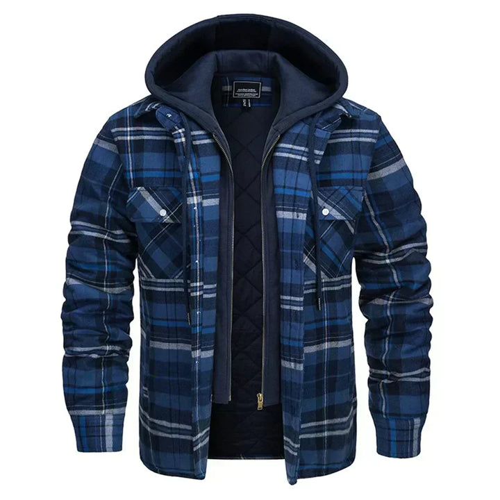 Noel | Checked Hooded Jacket