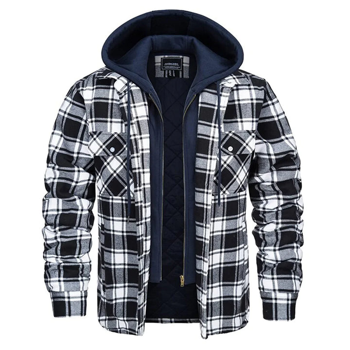 Noel | Checked Hooded Jacket