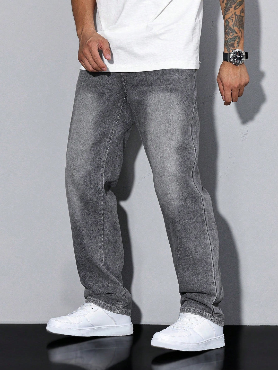 Daan | Solid Color Casual Men's Jeans