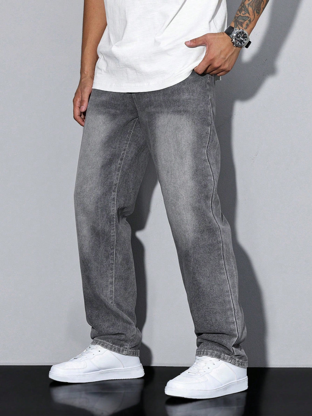 Daan | Solid Color Casual Men's Jeans