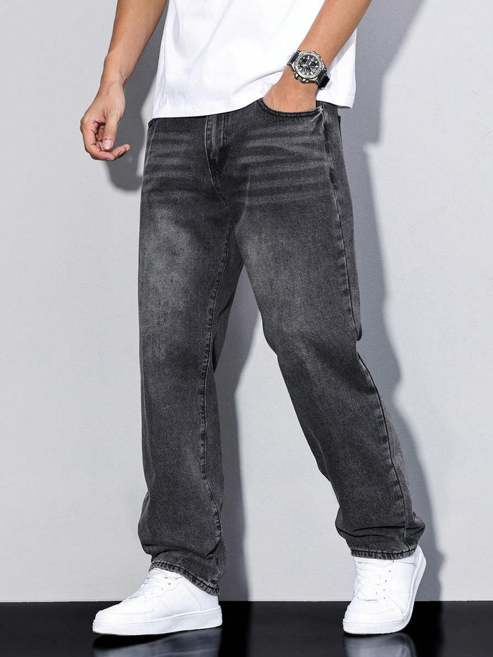 Daan | Solid Color Casual Men's Jeans