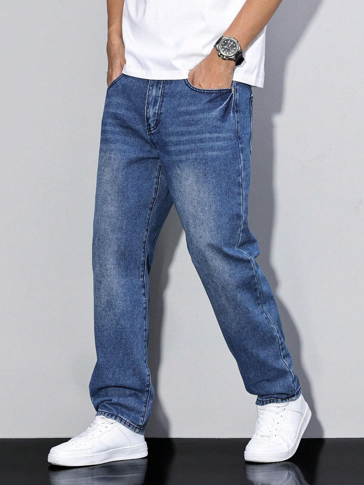 Daan | Solid Color Casual Men's Jeans